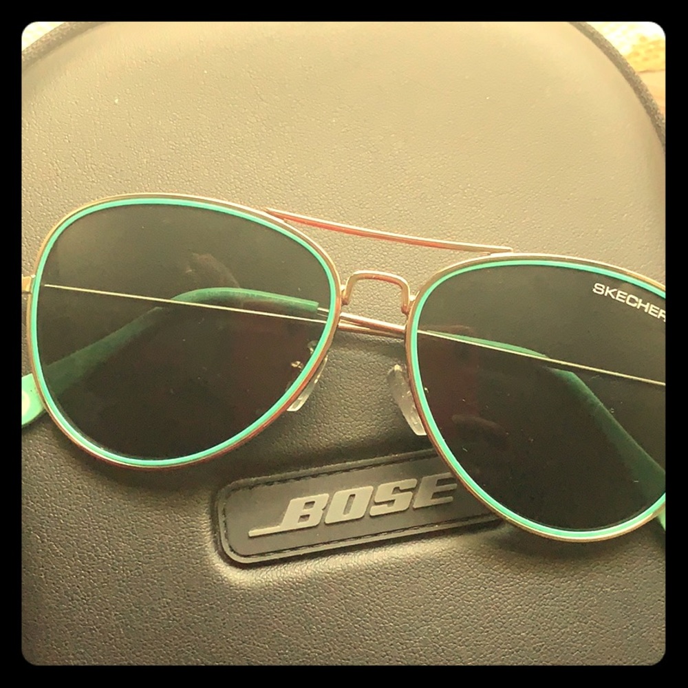 Skechers glass.